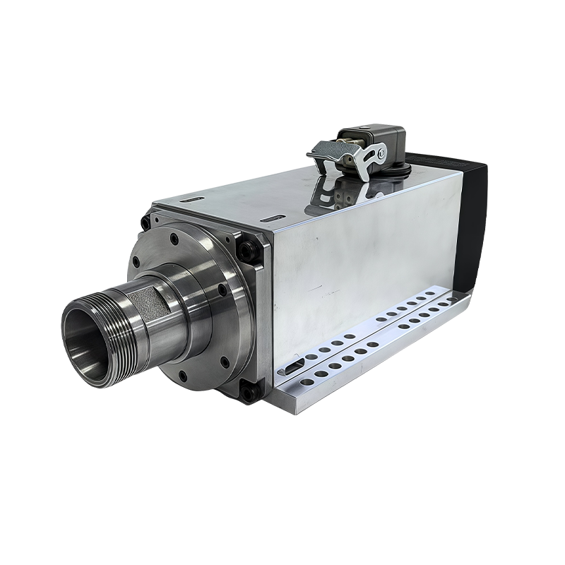 มอเตอร์แกนหมุนมอเตอร์ CNC พร้อมระบบระบายความร้อนด้วยอากาศมอเตอร์สี่เหลี่ยม 86 มม. ยาว 190 มม. 220VAc 3.5kw