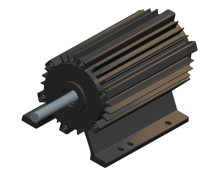 BL130 เส้นผ่านศูนย์กลาง 130 มม. มอเตอร์โบลเวอร์สำหรับงานหนักอุตสาหกรรม 230VAC มอเตอร์ 2kW