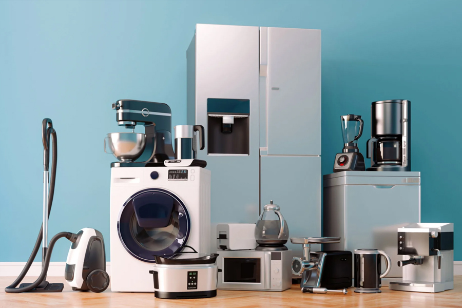 อุปกรณ์ระบายอากาศและเครื่องใช้ในครัวเรือน